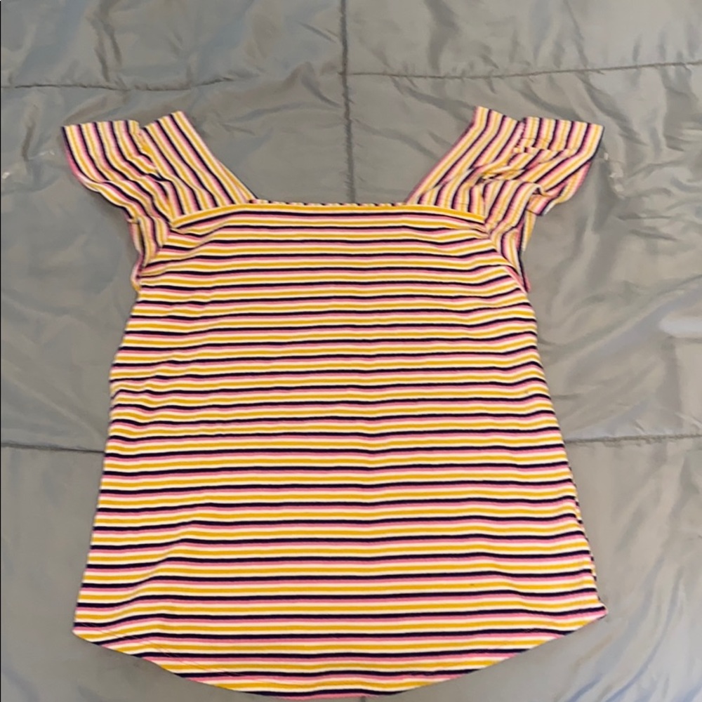 Ana Crop Top off the shoulder shirt